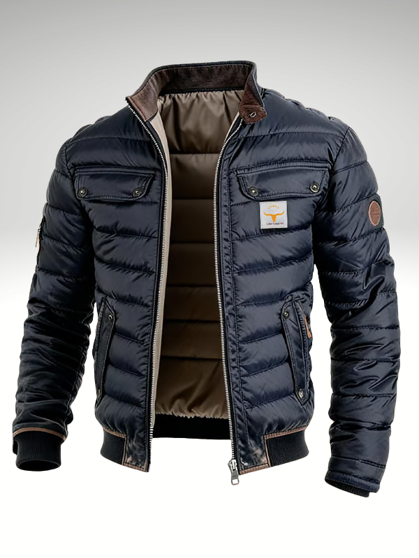 VELLARI | Giacca Vintage con Collo Montante