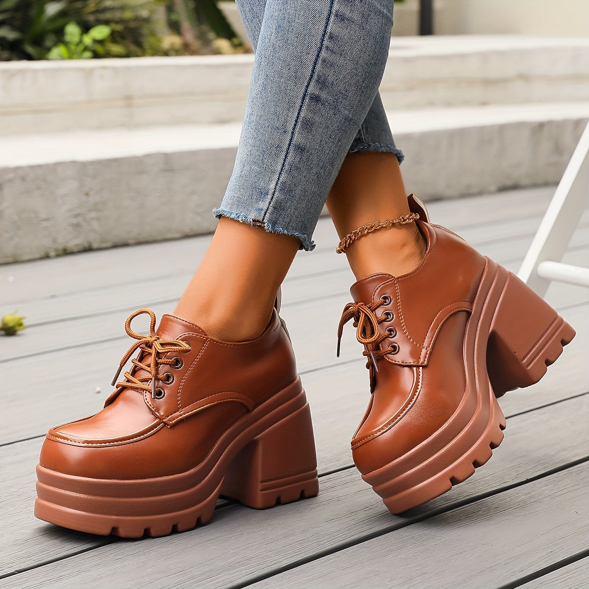 VELLARI - Scarpe Richelieu in Stile Rètro con Supporto Ortopedico