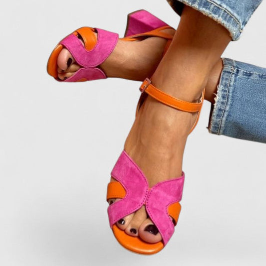VELLARI | Scarpe Eleganti con Tacco Bilanciato e Soletta Imbottita