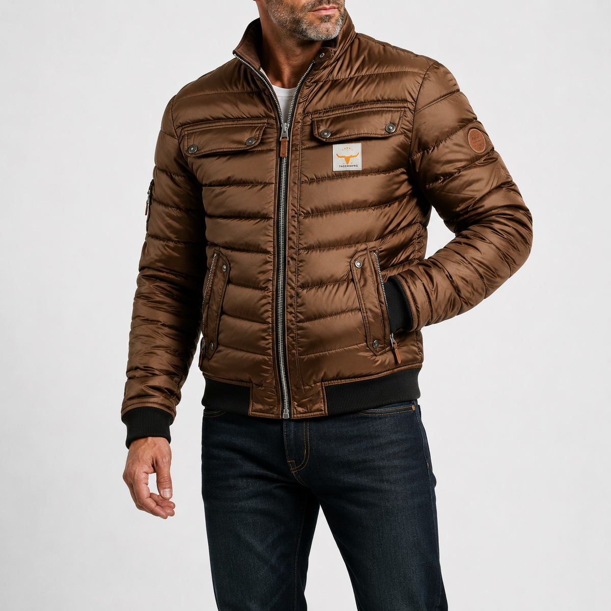 VELLARI | Giacca Vintage con Collo Montante