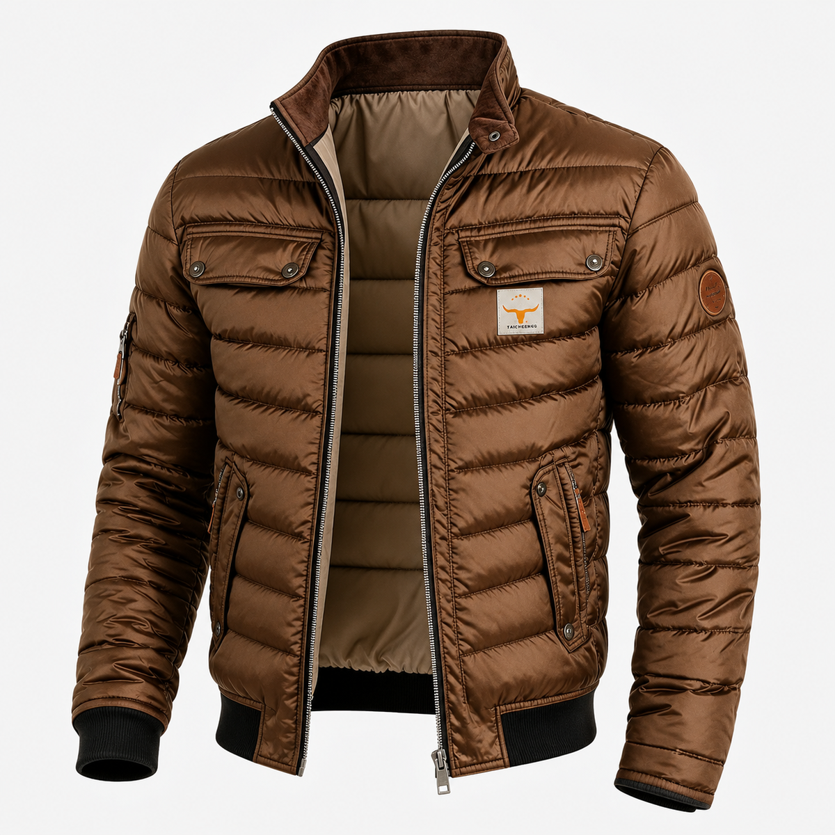 VELLARI | Giacca Vintage con Collo Montante