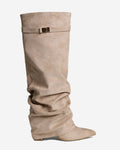 Avery | Soft Suede with Relaxed Drama