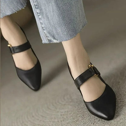 VELLARI - Scarpe Décolleté Slingback in Morbida Pelle con Tacco Scultoreo