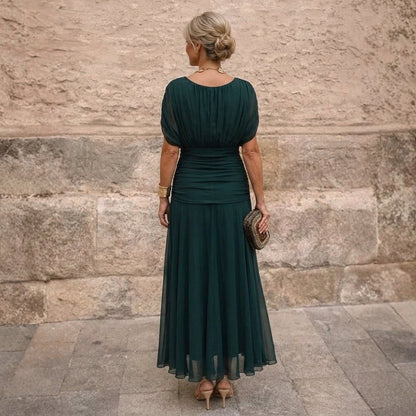 VELLARI | Abito Lungo Elegante Drappeggiato