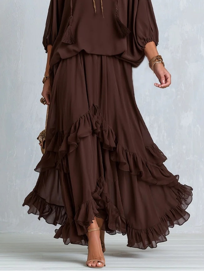 Harper | Airy Bohemian Chiffon Set