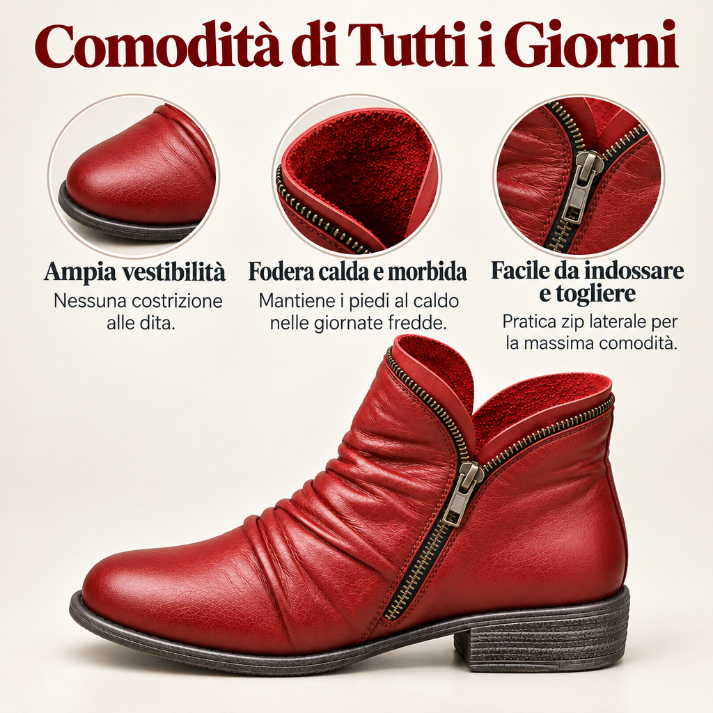 VELLARI | Stivaletti Flessibili con Suola Ammortizzata