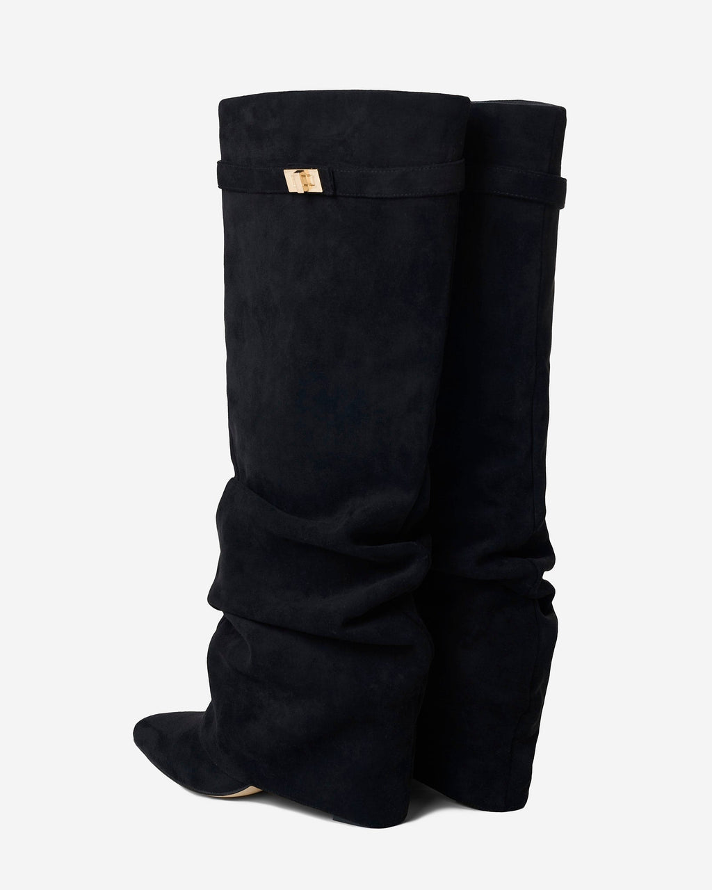 Avery | Soft Suede with Relaxed Drama