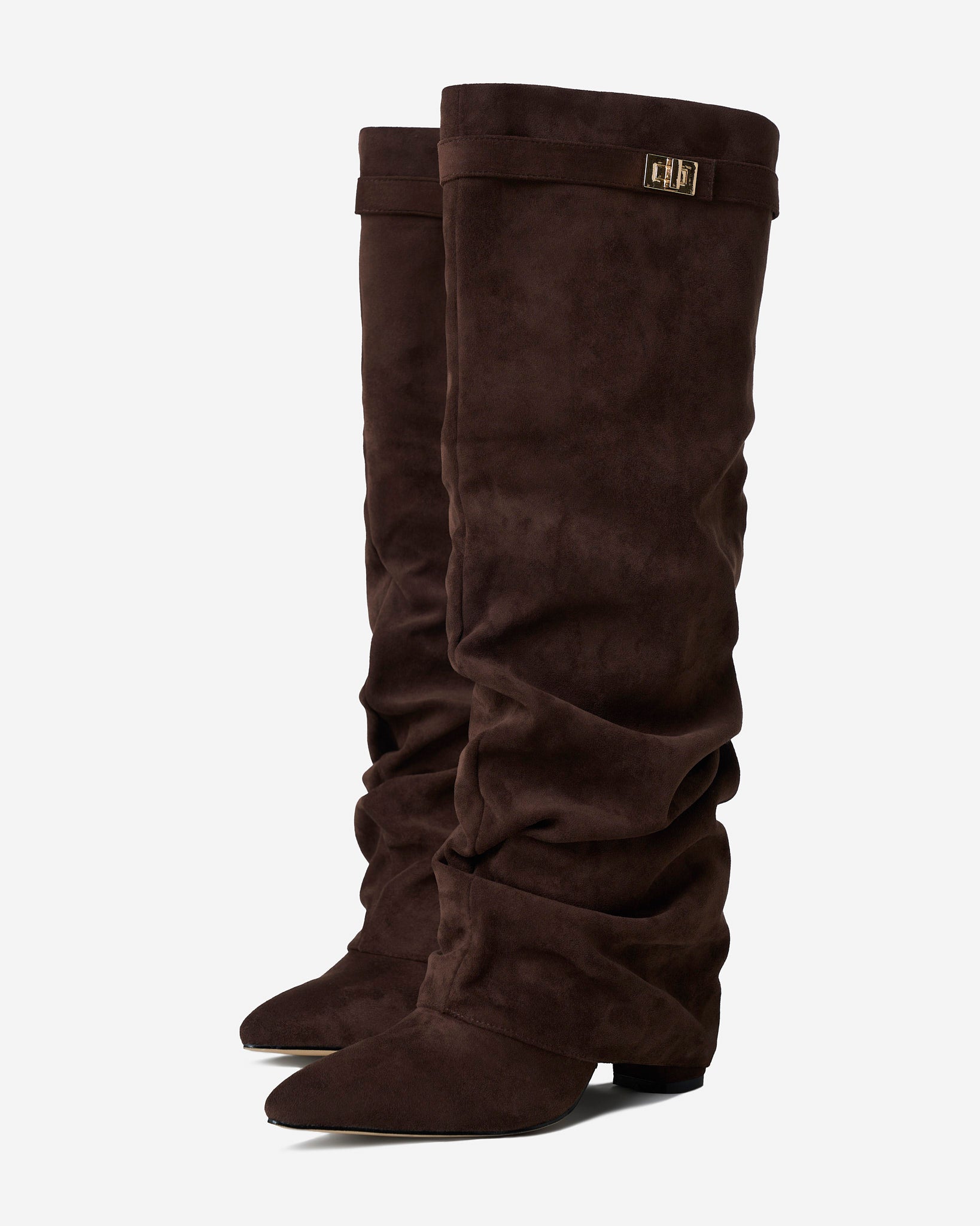 Avery | Soft Suede with Relaxed Drama