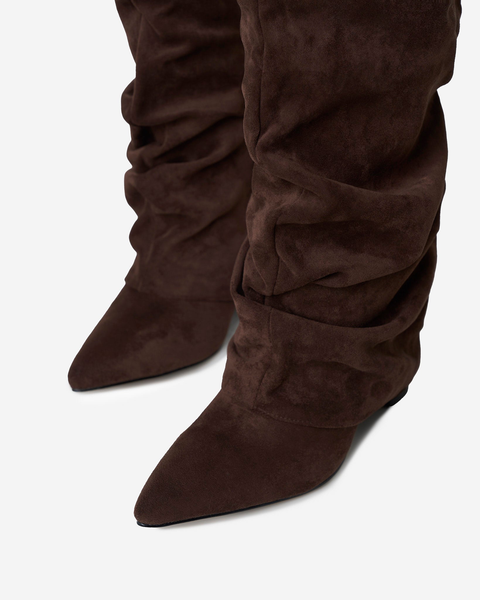 Avery | Soft Suede with Relaxed Drama