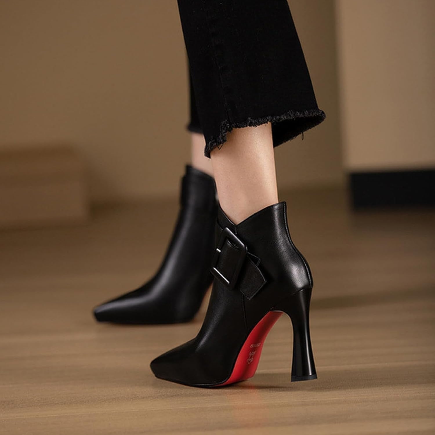 Peyton | Sculptural Heeled Ankle Boots