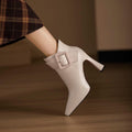 Peyton | Sculptural Heeled Ankle Boots