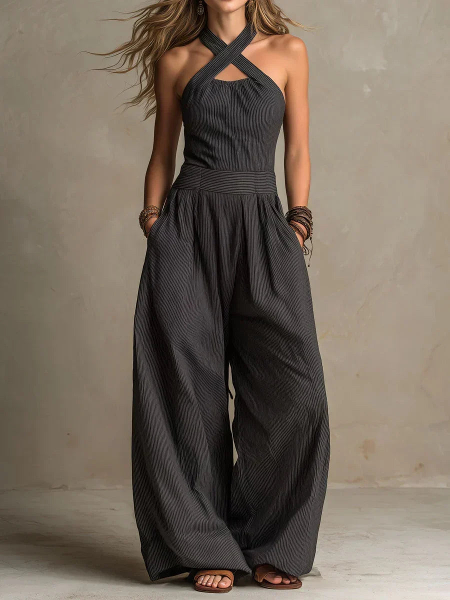 Kennedy | Fluid Wrap-Front Jumpsuit