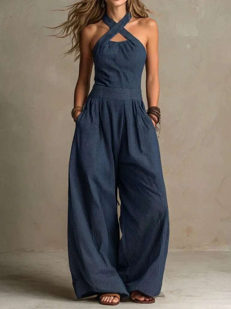 Kennedy | Fluid Wrap-Front Jumpsuit